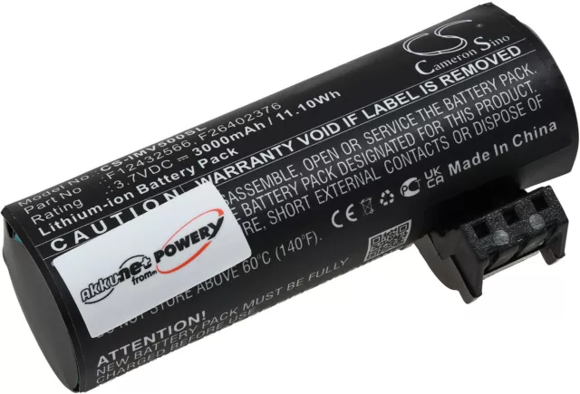 Akku kompatibel mit Ingenico Typ F26402376 3,7V 3000mAh/11Wh Li-Ion Schwarz