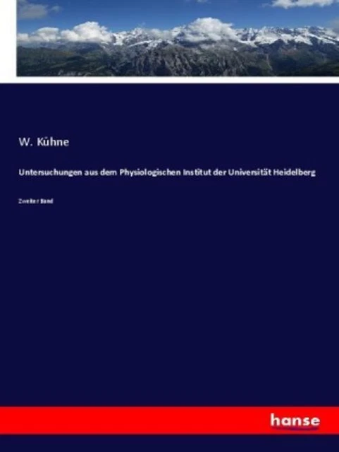 Untersuchungen aus dem Physiologischen Institut der Universität Heidelberg  ...