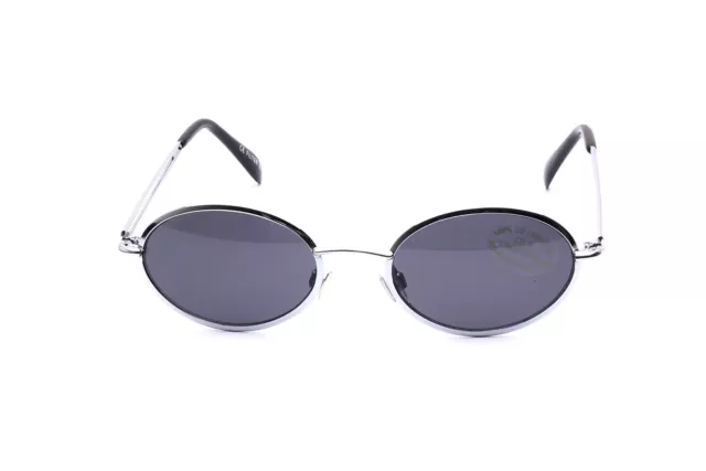 Sonnenbrille Sport Tropical Silber Oval Damen Herren Modern Fashion 5553.1