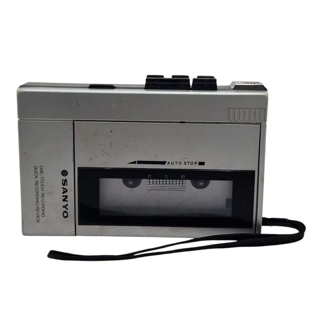 Magnétophone à Cassette SANYO M 2502U - Vintage - Testé Et Fonctionnel