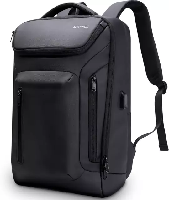 Homiee Business Smart Rucksack, wasserdicht 15,6 Zoll Laptop Rucksack mit USB