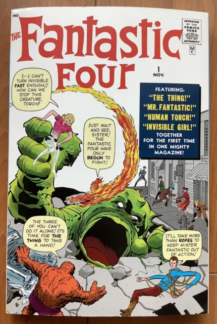 Mighty Marvel Masterworks Fantastic Four Vol 1 RARE Original Art DM cover