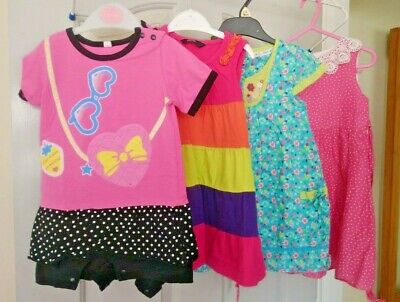 Girls Summer Dress / Playsuit Bundle 12-18 & 18-24 Months (4 Items)