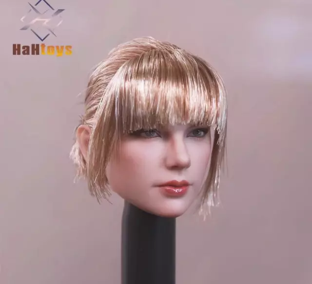 HAHTOYS H007C 1/6 Taylor Swift Girl Head Sculpt For 12 PH TBL HOT TOYS Body