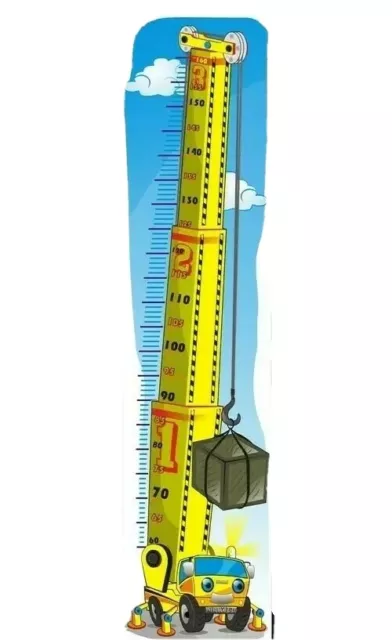 Gráfico De Crecimiento medidor de Altura Infantil pegatina 160 cm de altura grúa