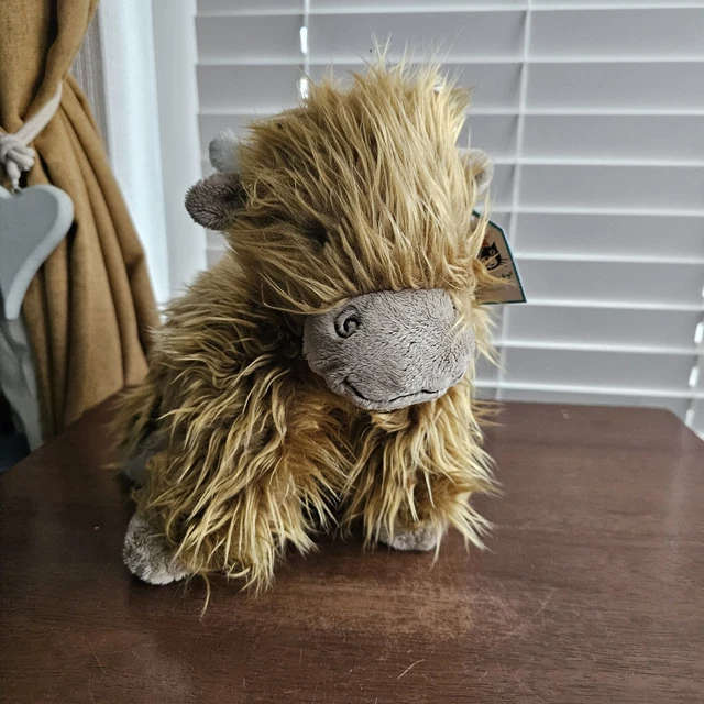 JELLYCAT MEDIUM TRUFFLES Highland Cow -Brand New With Tags