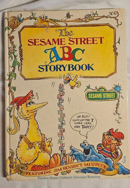 THE SESAME STREET ABC Storybook Jim Henson's Muppets HC 1974 1st ...