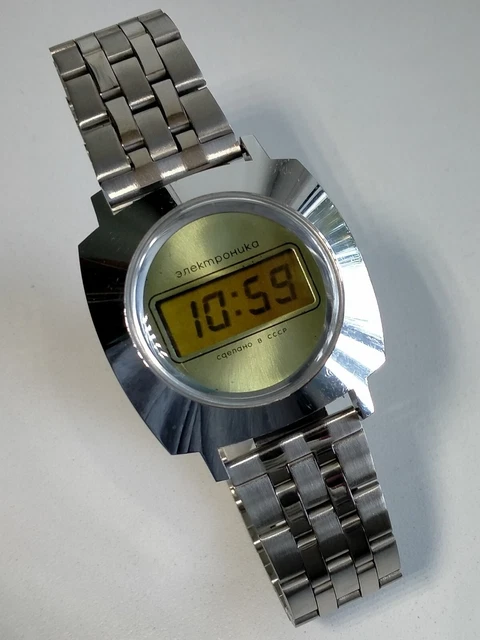 ELEKTRONIKA 5 3049 (B6-02) Orologio Digitale Originale Sovietico 1980 ...