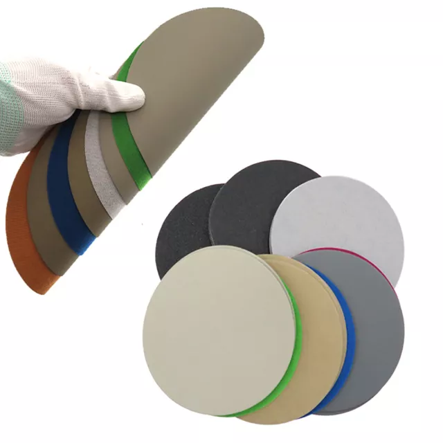 7" (180mm) Hook and Loop Sanding Disc 3000#-10000# Grit Wet/Dry Sandpaper Pads
