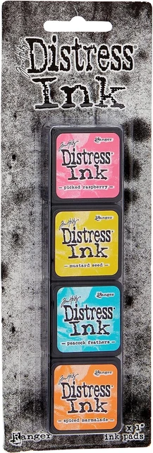 Tholtz Ink Pad Set 1 Tim Holtz Distress Mini Inkset, Multicolor