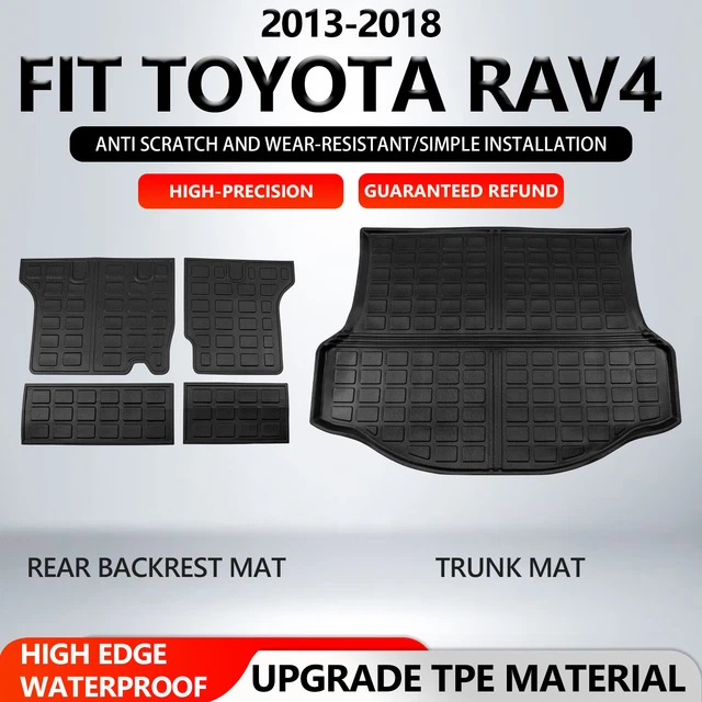 FOR 20132018 TOYOTA RAV4 Cargo Mats Backrest Mat Trunk Liners All