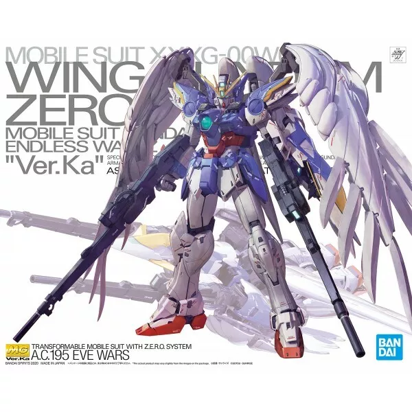 Bandai MG 1/100 WING GUNDAM ZERO EW Ver.Ka