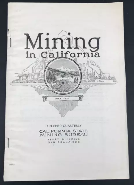 July 1927 Mining in California Quarterly - Gladding McBean Flow Sheet