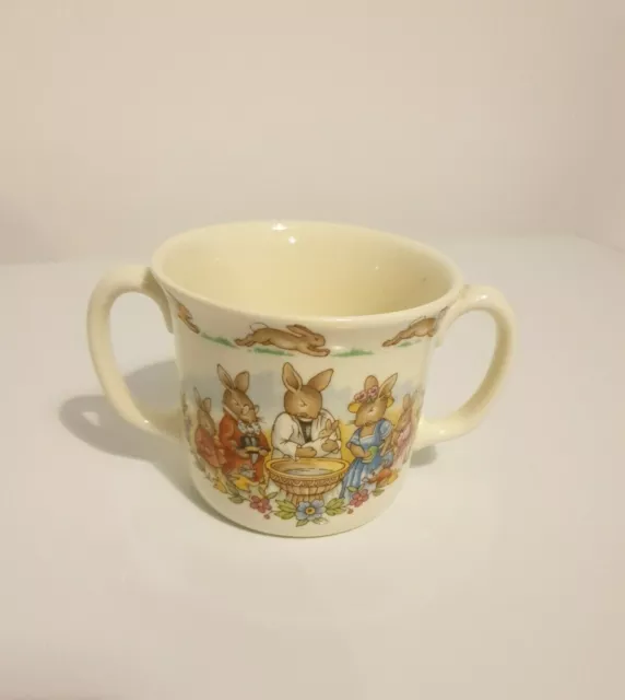 Vintage 1936 Royal Doulton Beatrix Potter Bunnykins Cup Mug Christening China