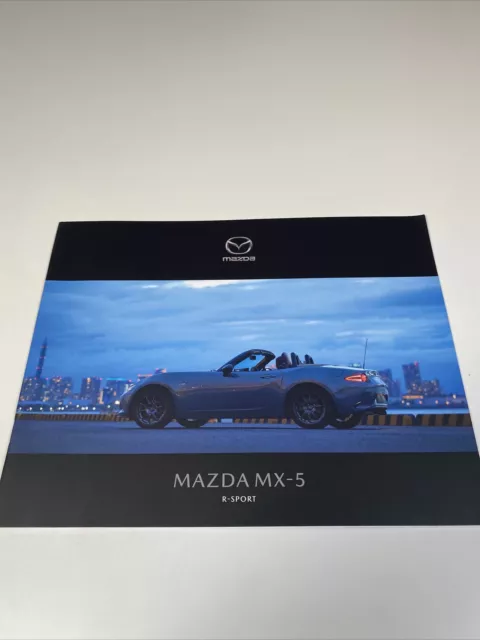 Mazda MX-5 R-Sport car Sales brochure Uk Market 2020 FREE POSTAGE