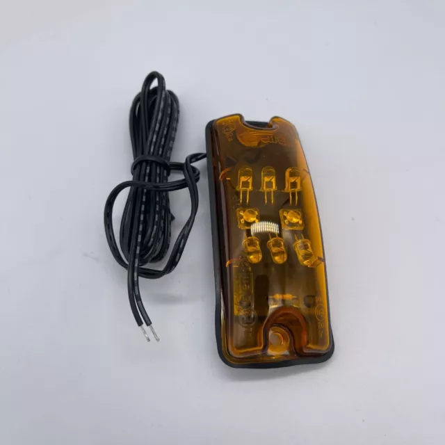 BMAC Amber LED Marker Lamp Light 24V Bus Coach Truck HGV Trailer