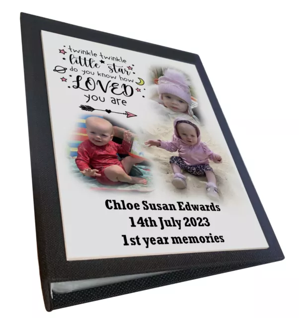 Luxury photo album, Birthday photo book, Picture album, Personalised present.