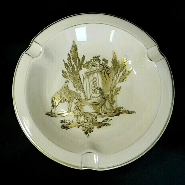 Cendrier vide poche en porcelaine de Limoges Bernardaud
