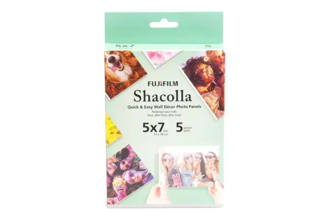 Fuji Shacolla Box 5x Pack Photo Panels 5x7 13x18cm (1709403401)