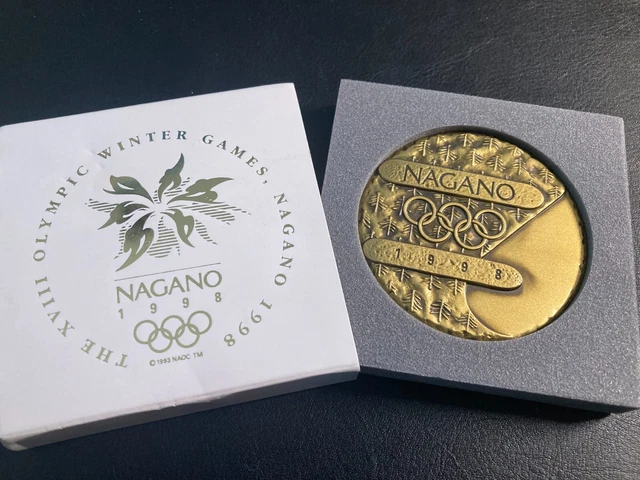 1998 Nagano Winter Olympics Bronze Participation Medal 1998 Nagano Winter Olympics Bronze Participation Medal
