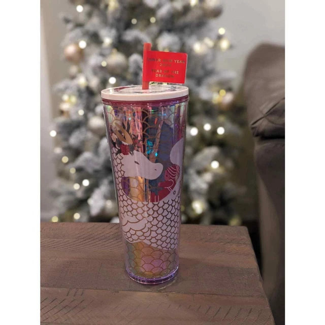 STARBUCKS YEAR OF the Dragon 2024 Lunar New Year Tumbler 24 oz Cold Cup
