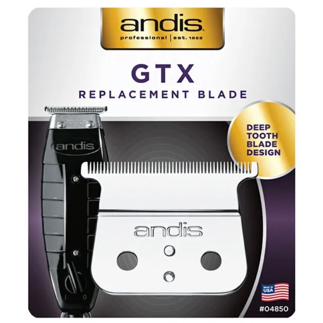 Andis GTX 04850 Hair Trimmer T-Outliner Deep Tooth Replacement Blade Set GTO