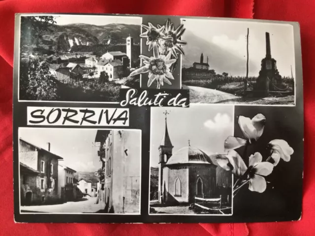 🌈RARA - Saluti da Sorriva Belluno Monumento ai Caduti x Savona 1961 Vera Foto