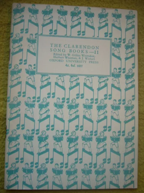 2 x Vintage Clarendon Song Books c.1960's PB VGC 2