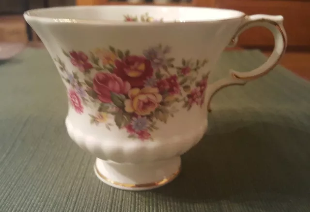 Paragon Bone China Flower Festival Cup ONLY Gold Trim