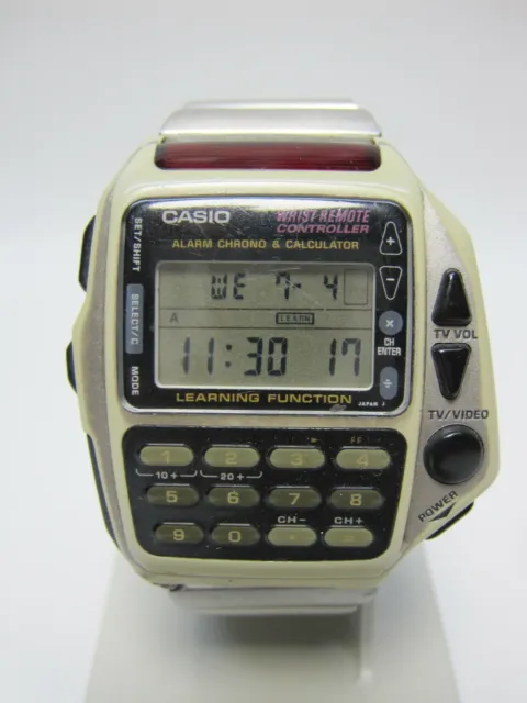 Vintage Casio Cmd-40 Wrist Remote Control Calculator Watch Mod 1174 Eur  73,88 - Picclick Fr