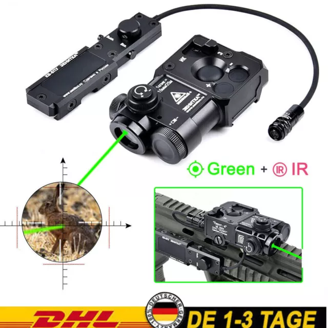 IR Infrared LED Illuminator Grün Laser Beam Combo Nachtsicht mit KV-D2 Schalter