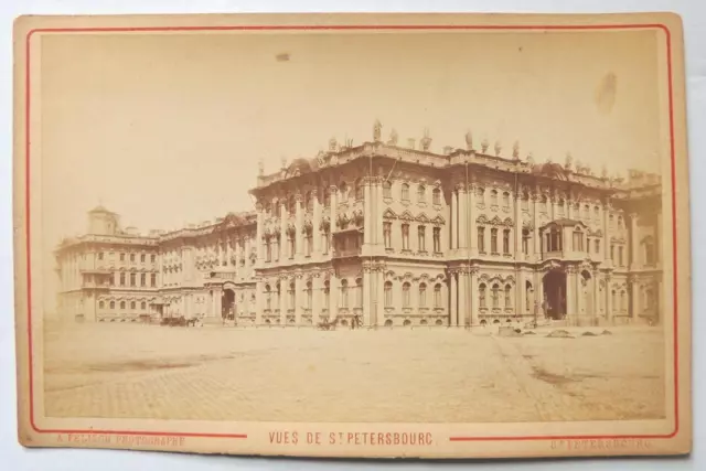 1870 Winter Palace St Petersburg Albumen Print Photo Russia Czars Albert Felisch