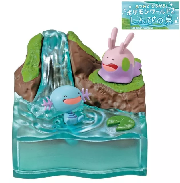 RE-MENT Pokemon World 2 Shinpi no Izumi Mystic Spring Mini Figure Goomy & Wooper