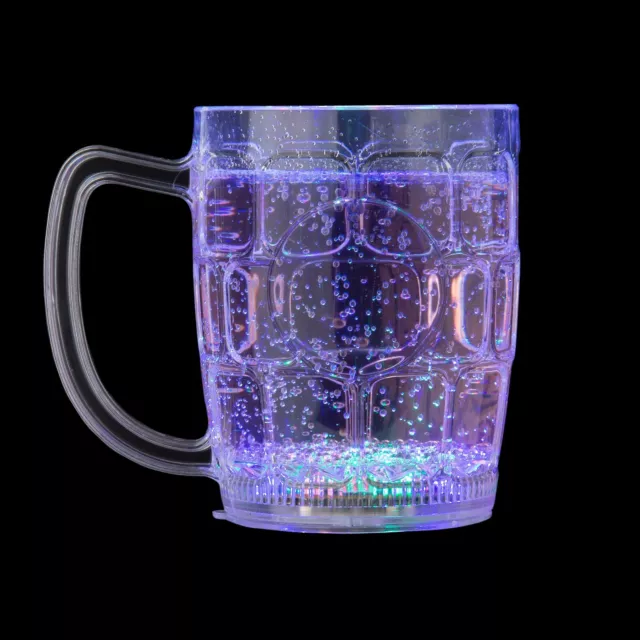 Vintage 0.5L Glass All Purpose Beer Dimple Glasses/Mug: Set Of 7
