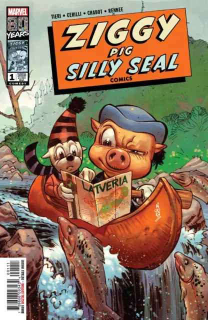 Ziggy Pig Silly Seal Comics #1 Marvel Neuf 1Er Impression 2019