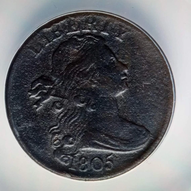 1805 Draped Bust LG CENT  ANACS