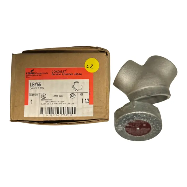 New Eaton Corporation Lby55  Capped Elbow 1 1/2