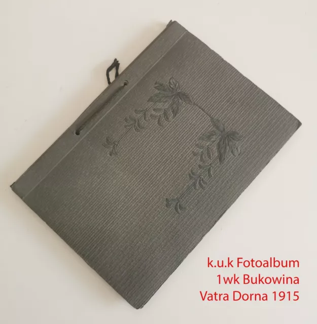 1) k.u.k 24x Foto Fotoalbum Bukowina ww1 1wk kuk photos Romania Vatra Dorna 1915