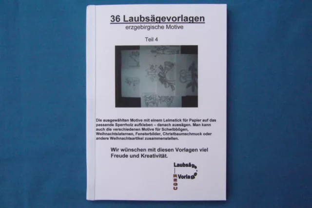 36 LAUBSÄGEVORLAGEN - verschiedene erzgebirgische Motive Teil 4 zum selber sägen