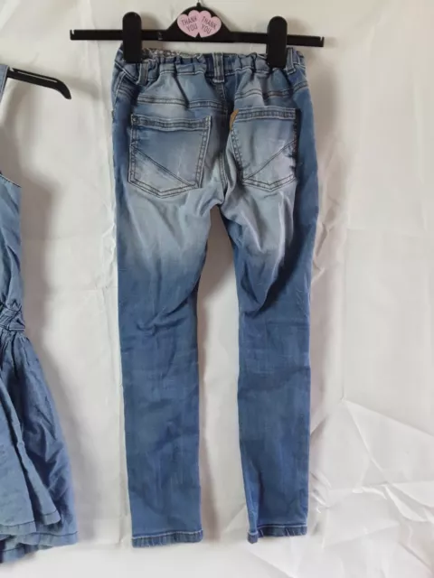 Pacchetto abbigliamento denim per ragazze età 9 anni mantary più un altro 7