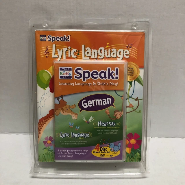 Your Baby Can Speak German for Children of all ages, Condition New