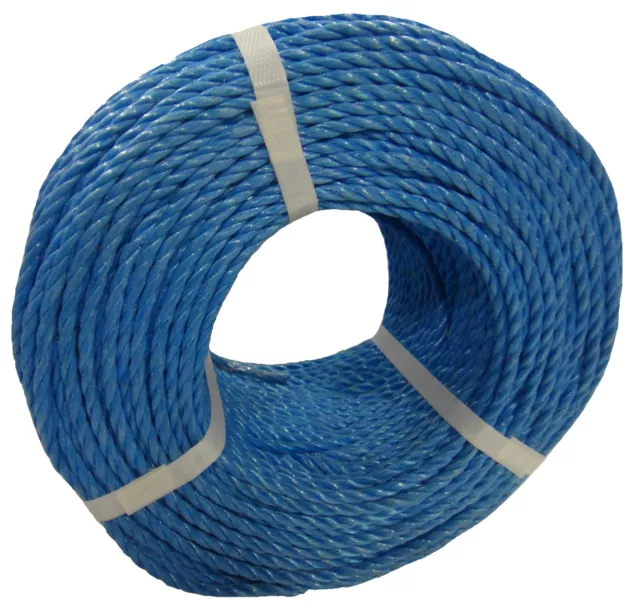 Blue Poly Rope Coils, Polyrope, Polypropylene, Nylon, Polyprop, Tarpaulins 2