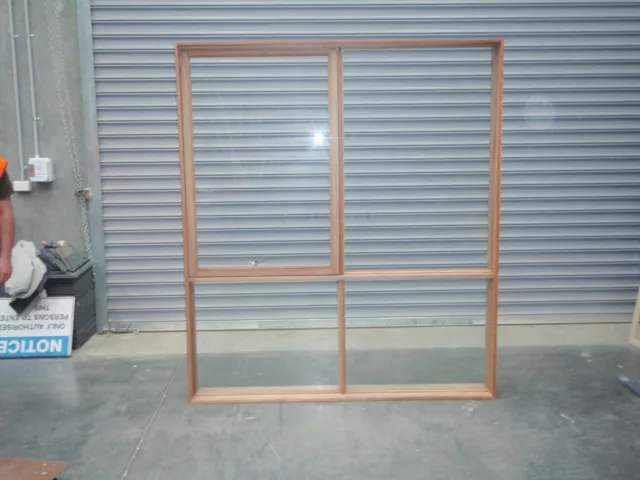 Timber Awning Window 2100h x 1810w - Single Glazed (BRAND NEW IN STOCK NOW)