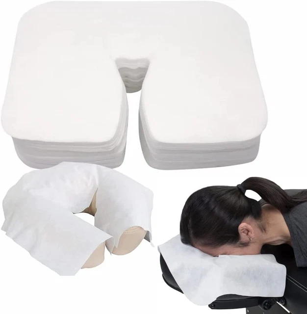 100 piezas cubiertas de cuna facial desechables transpirables tela ultra suave no tejida