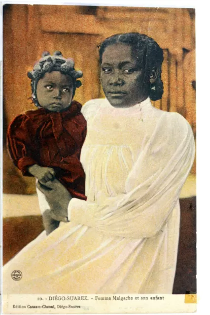 5022   Cpa  Madagascar  Diego Suarez Femme Malgache  Postcard Afrique