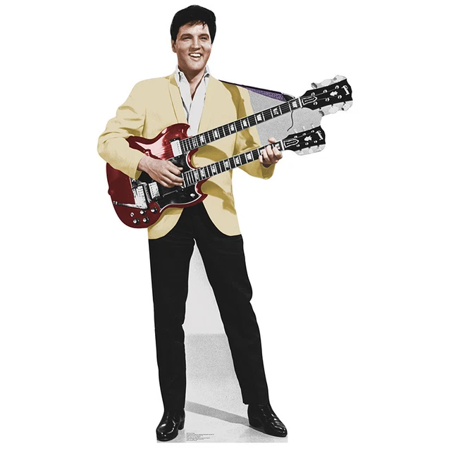 ELVIS PRESLEY SPINOUT CARDBOARD CUTOUT Standee Standup Poster FREE