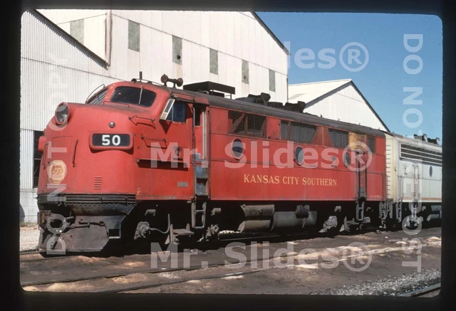 Duplicate Slide KCS Kansas City Southern F3A 50 Shreveport LA 1969