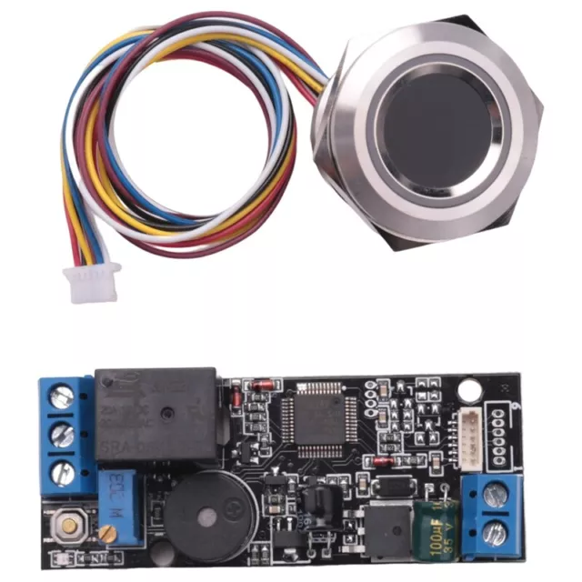 K202 DC12V Low  Fingerprint Control Board + R503 Fingerprint Module Round FV3