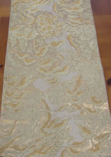 Golden Trees Obi Fabric Made in Japan 100% Silk 24" Length #311A