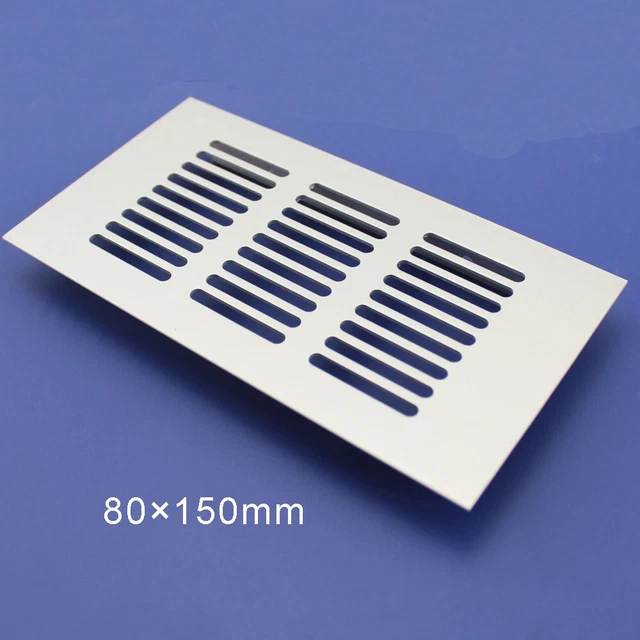 AIR VENT GRILLE Alu Louvre Ducting Ventilation Duct Cover Aluminium